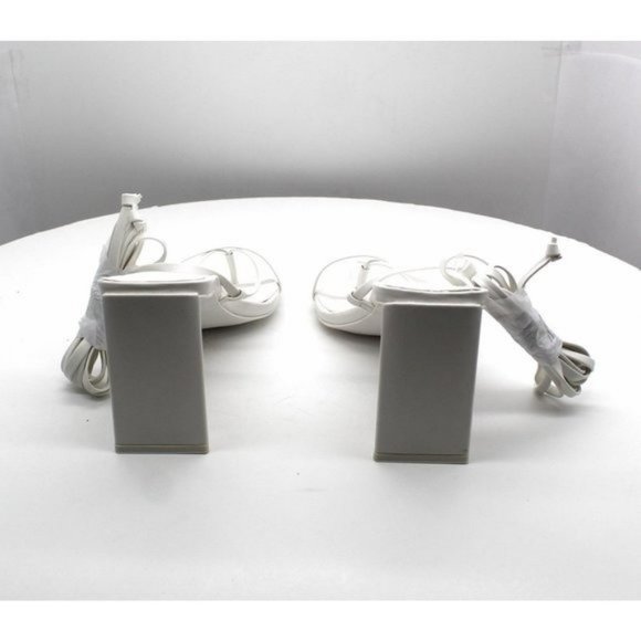 bar iii alana tie up geo heel sandals